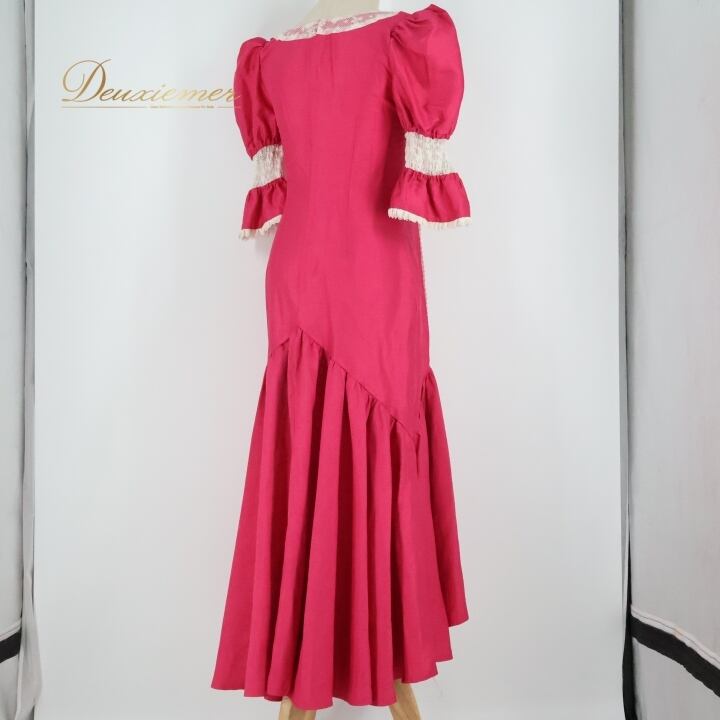 フラダンス 衣装 ワンピース ドレス ピンク系 パンドール ハワイアン