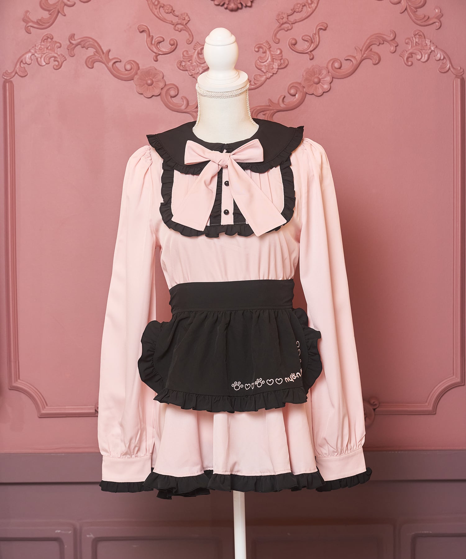 めいどにゃんぴーす♡ (ブラック) なゃんみー nyanme めいどにゃんぴーす♡(ピンク) | nyan Me.