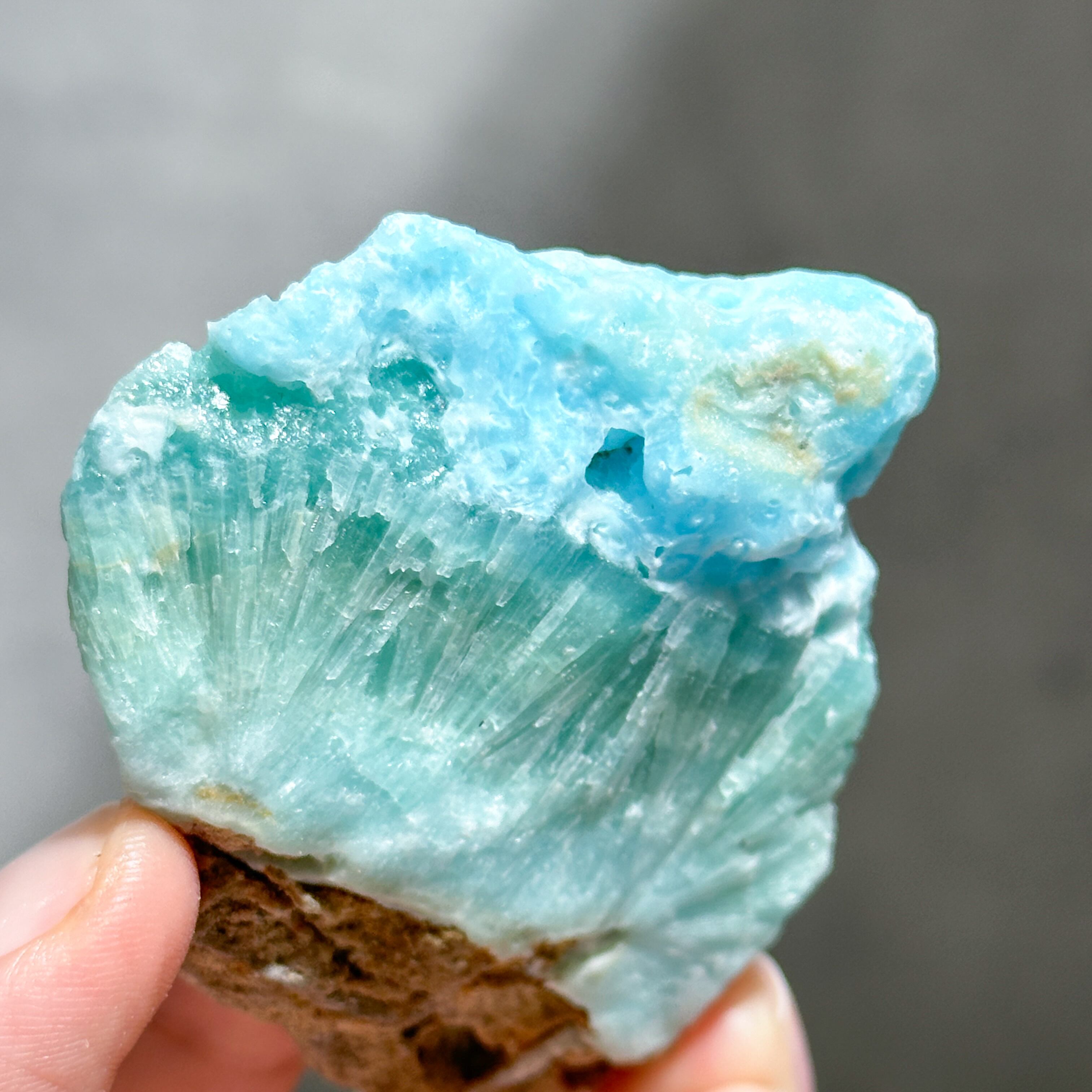 ブルーアラゴナイト 原石32◇Blue Aragonite◇天然石・鉱物