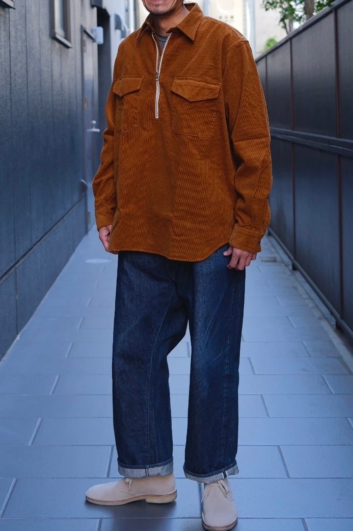 1990s EmporioArmani コーデュロイプルオーバージャケット　伊製 90s イタリア製 Levi'sリーバイス コットン 太畝 コーデュロイ