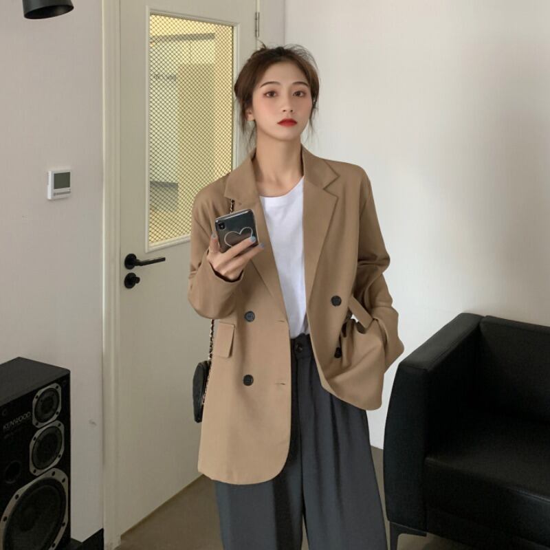 カーキジャケット スプリングオータムルーズカジュアルサマー 春物 夏物 秋物 萌量不足2991890706