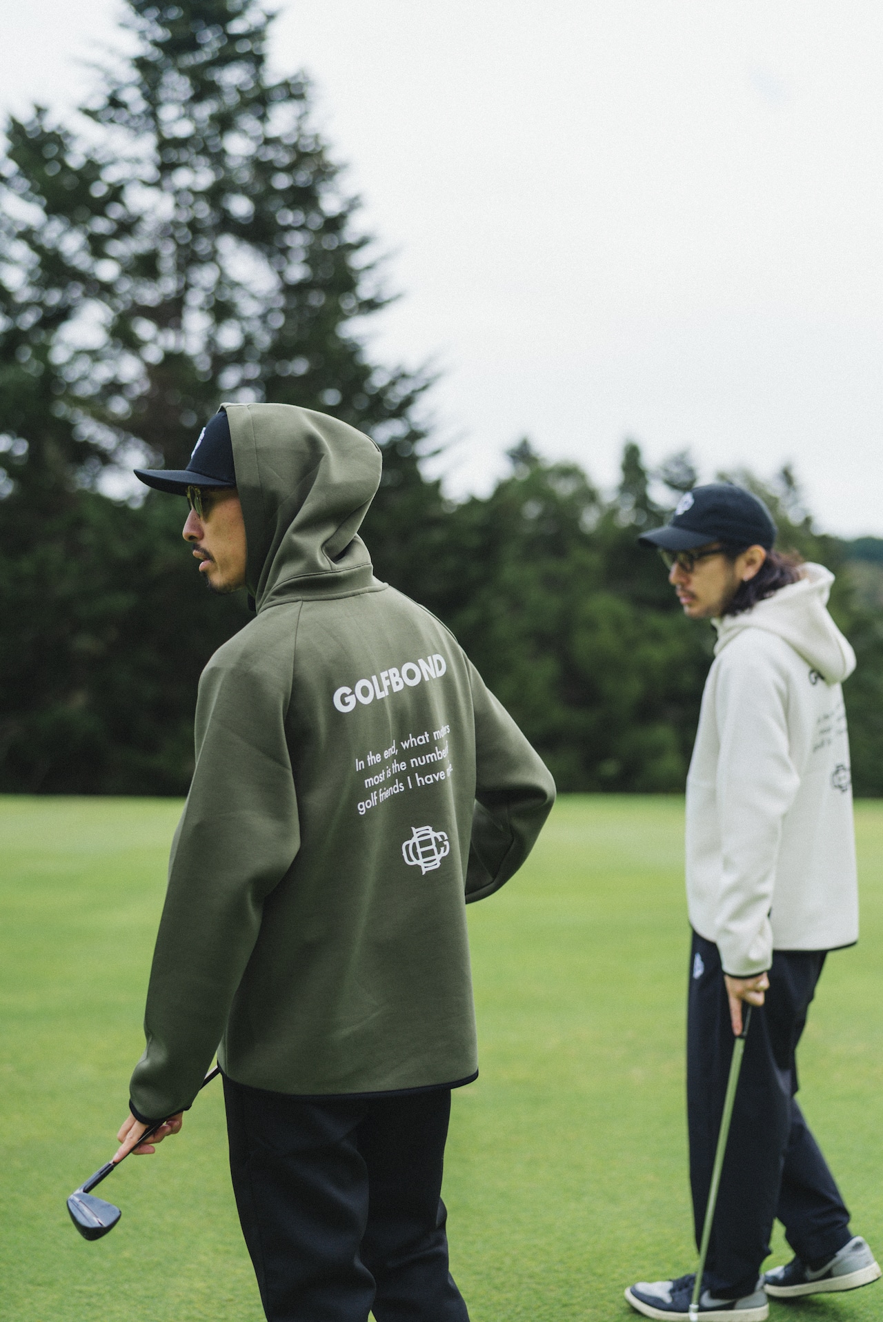 IN THE END  TECK ZIP HOODIE GREEN【PRE ORDER】