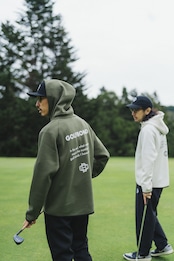 IN THE END TECK ZIP HOODIE GREEN【PRE ORDER】