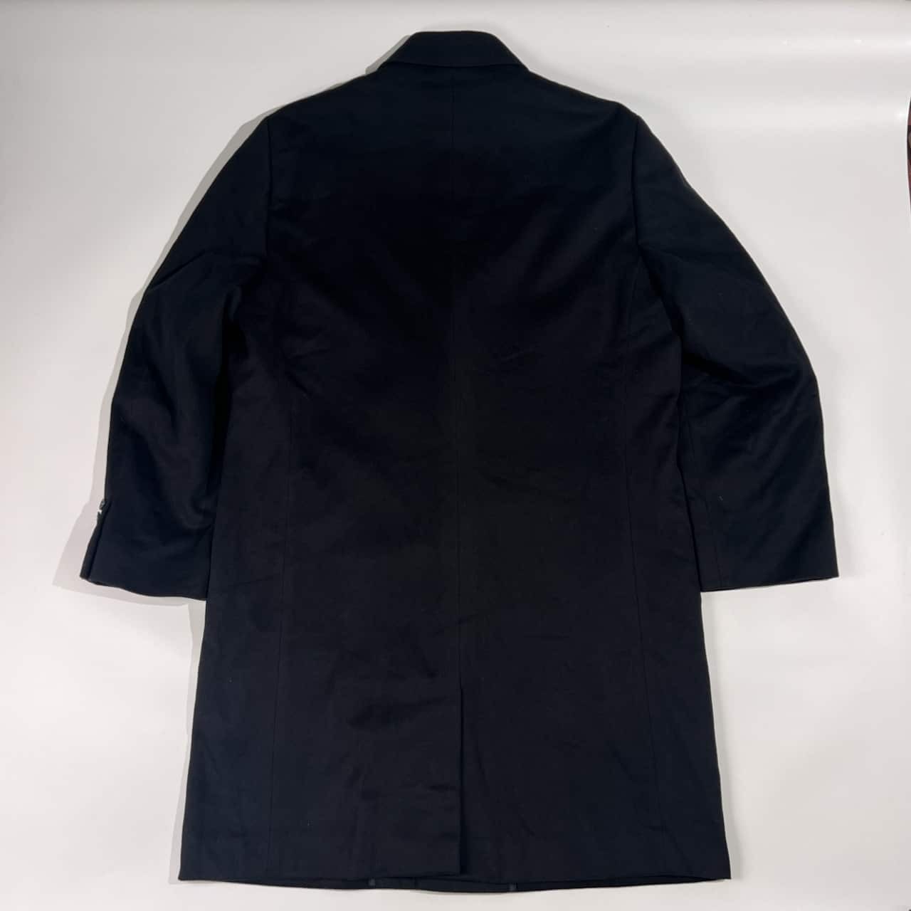 カシミヤ混 CHARLES JOURDAN シャルルジョルダン チェスターコート L/ブラック メンズ