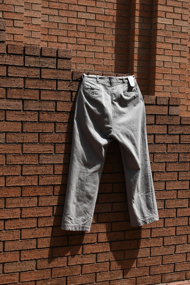 CIOTA / Exclusive Denim Slacks (Light Gray)