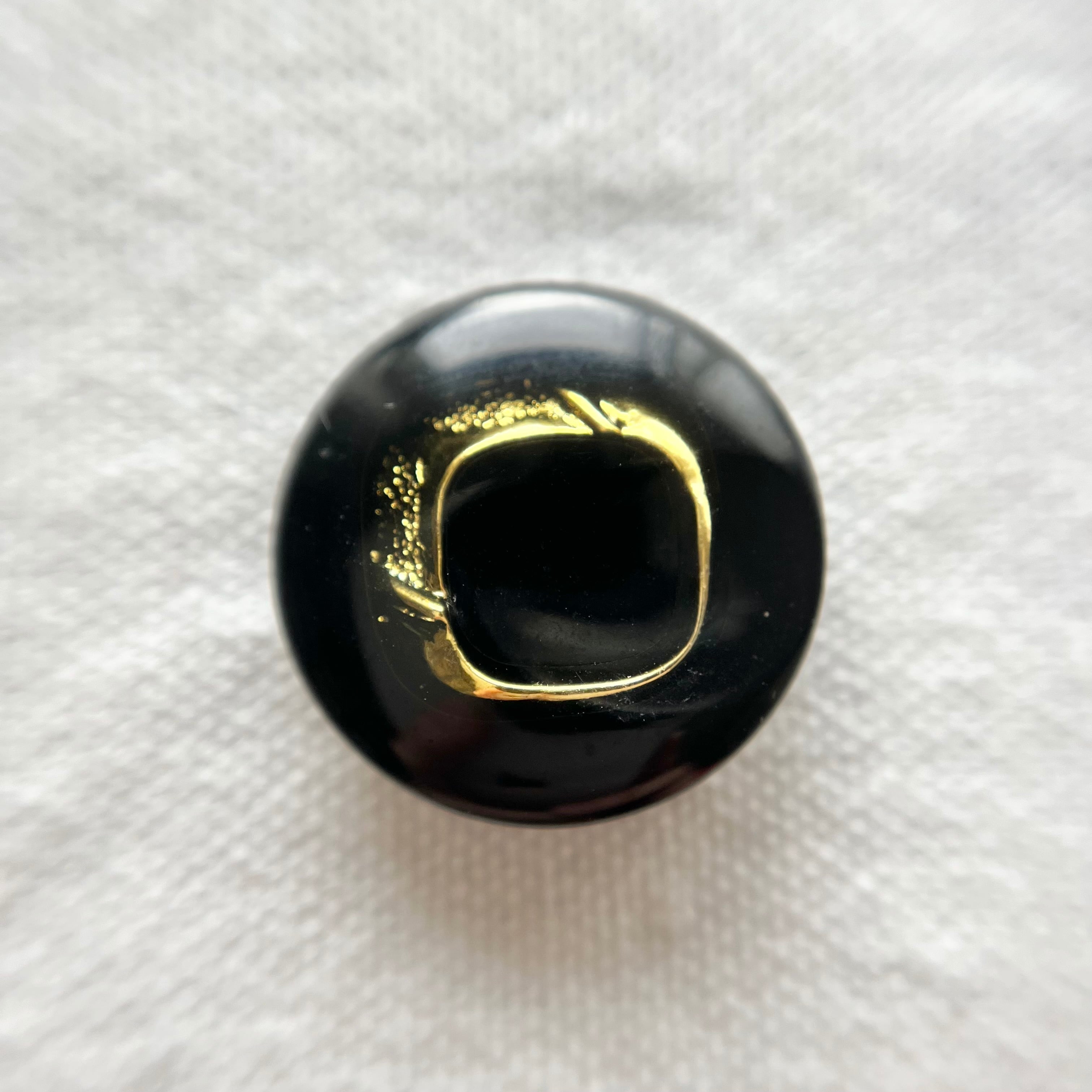 ブラックスクエア×ブラック(ゴールド) 23㎜