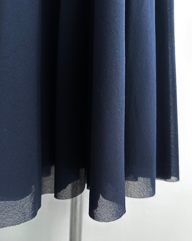 JIL SANDER　DOUBLE LAYER GATHERED SKIRT