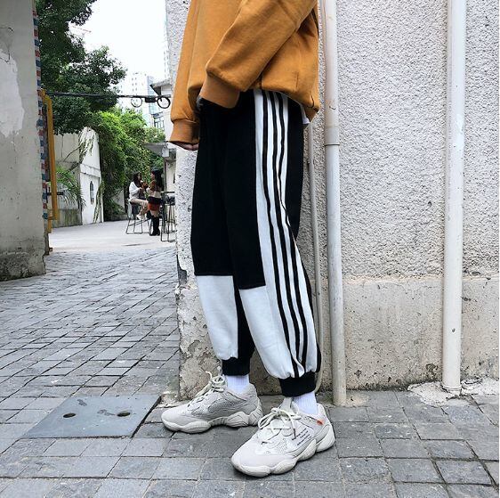 全3色 スウェット ジャージ 部屋着 ウエストゴム サイドライン