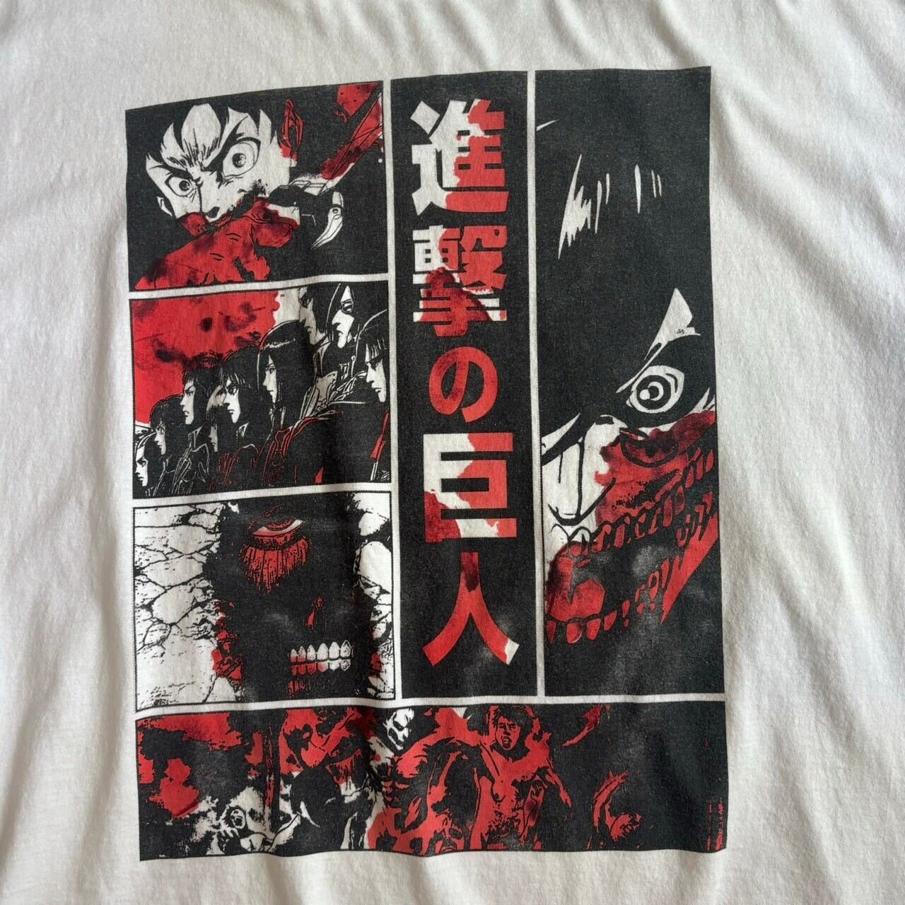 《XL size》進撃の巨人 アニメTシャツ プリント No.3588