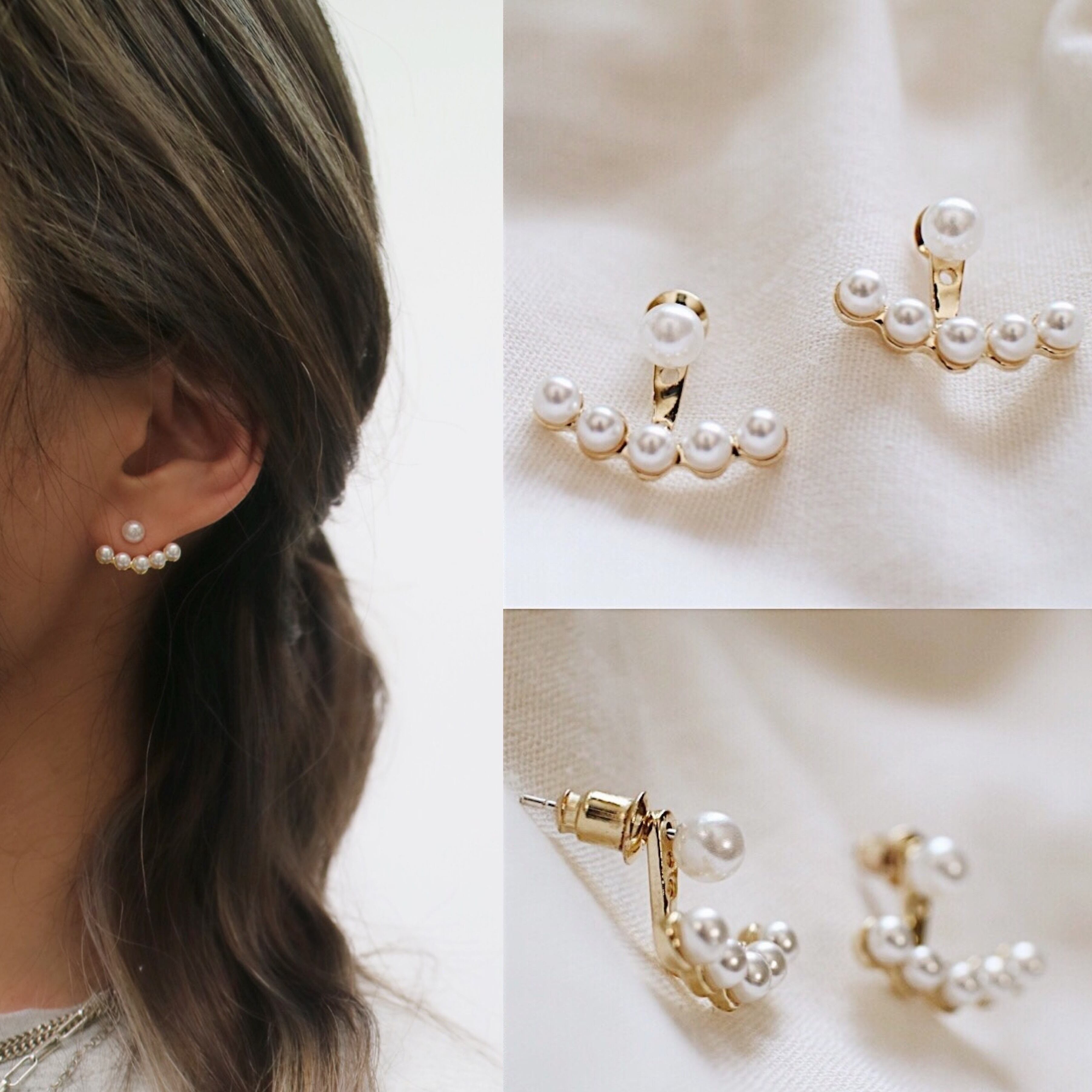 パールビジューピアス