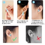 LIKENNY 耳栓 睡眠用耳栓 遮音値38dB 高性能 防音 最強 睡眠 飛行機 仕事 ノイズキャンセル 勉強 キャンプ 瞑想 騒音対策 水洗い可能 繰り返し使用可能(4ペア)