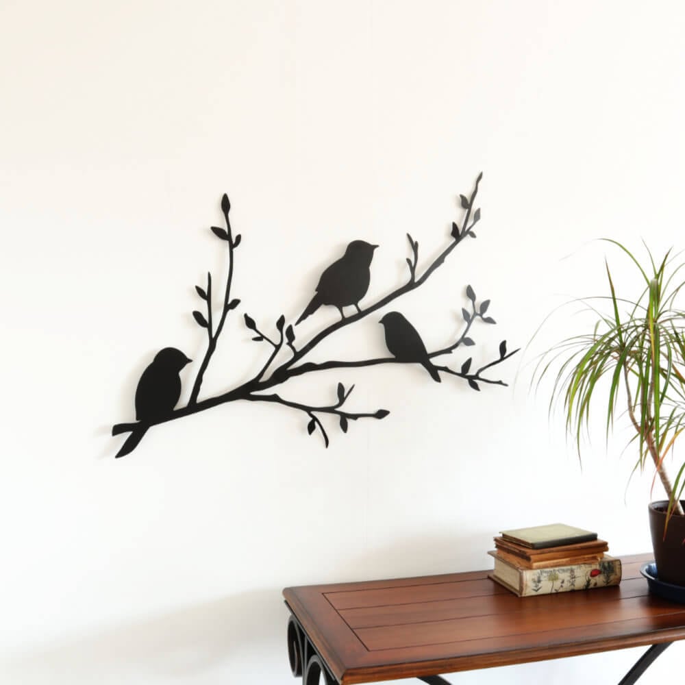 ウォールアート 壁掛け 壁飾り インテリア 壁 リビング 鳥 シルエット