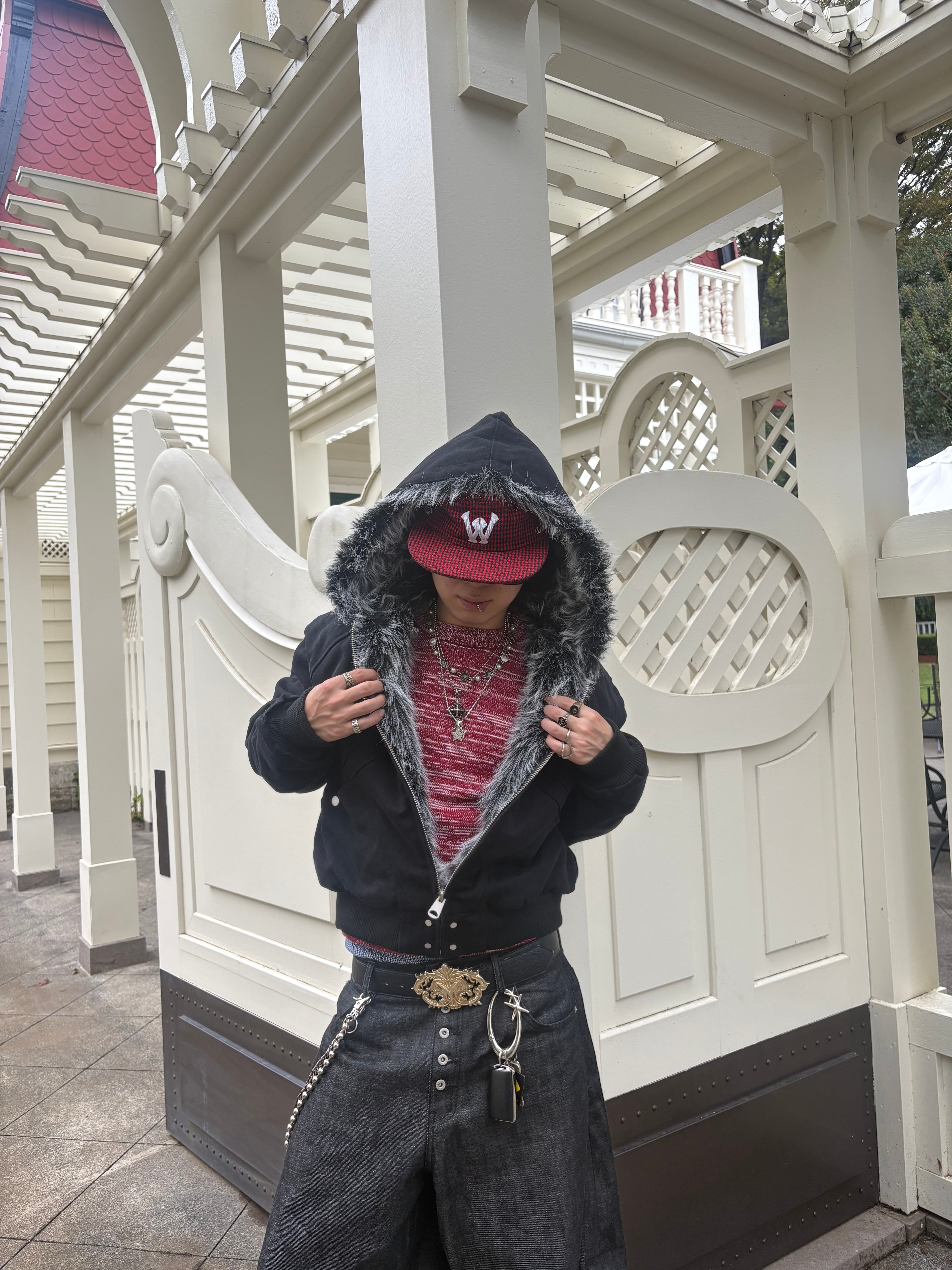 ファー付きジャケット el1245 | elev fashion store