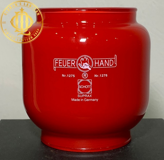 【限定】クラックグラス グレーブルーハーフ  Feuerhand ホヤ 275 276 デイツ BAT ホヤ グローブ 吹きガラス