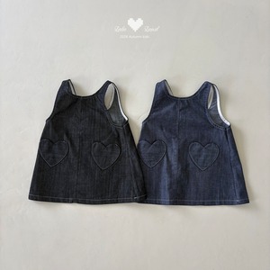 【ノベルティ&送料無料】Heart-pocket dress / lalaland