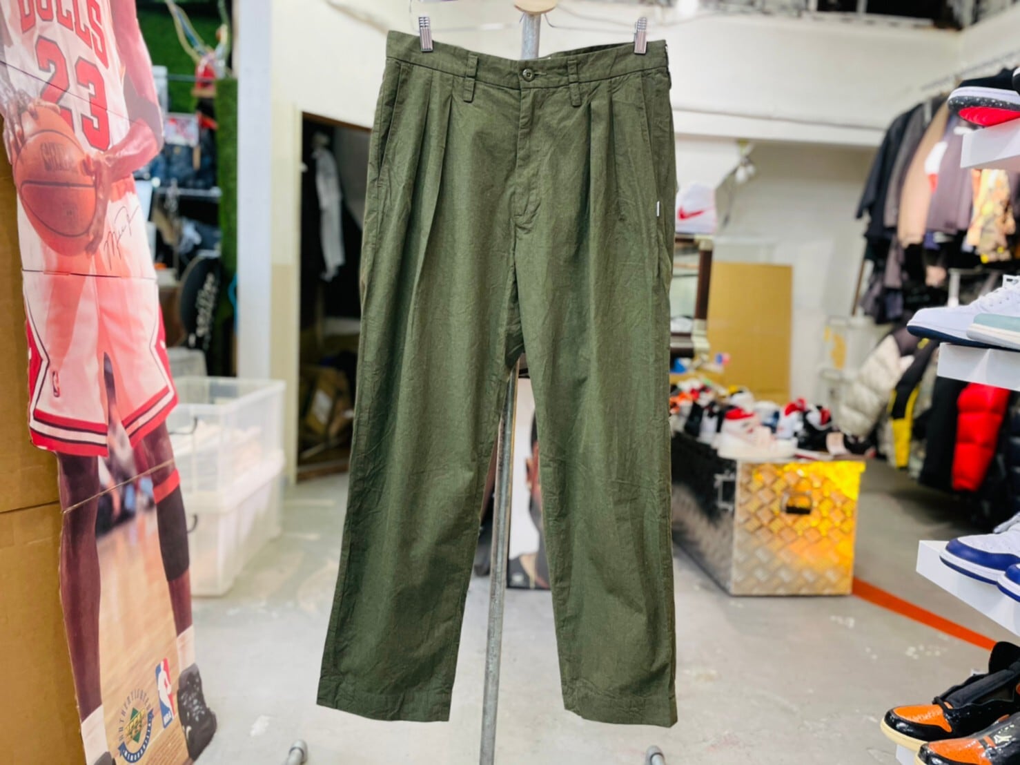 23SS WTAPS TRDT2301 TROUSERS TUCK ブラック 激安特価 メンズ