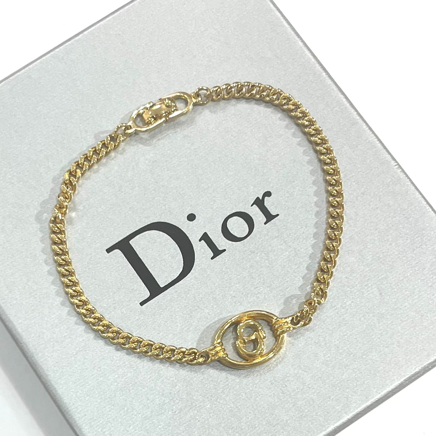 SALE【Christian Dior】1804 DIOR CDロゴブレスレット DIOR