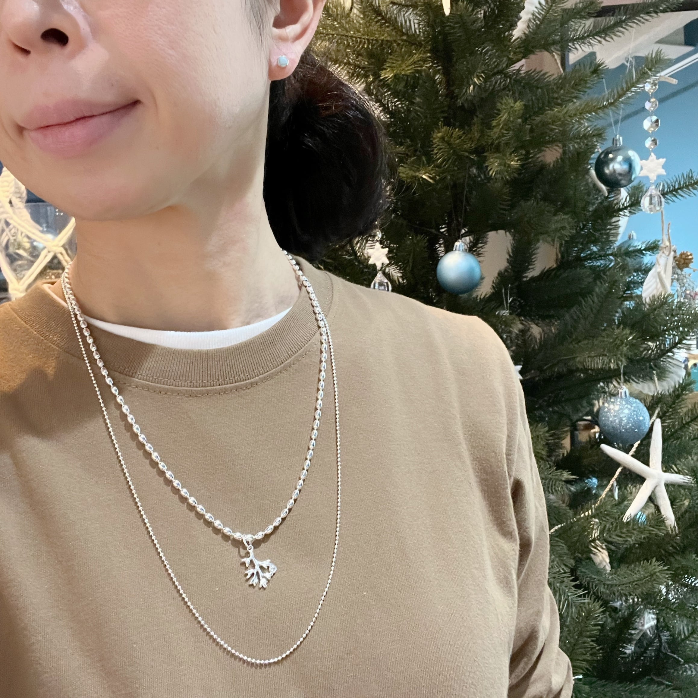 ♡アクセサリーなど 珊瑚 パール 民族 ネックレス リング シルバー 珊瑚の木の ネックレス | 【公式通販】鎌倉のシルバージュエリー