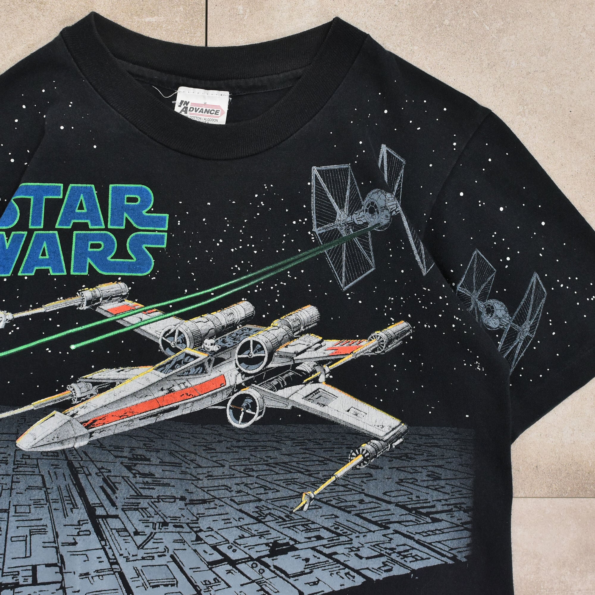 90s~ STAR WARS TX-65 print T-shirt