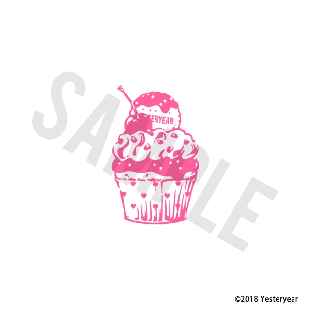 チョコレートカップケーキ - スタンプ