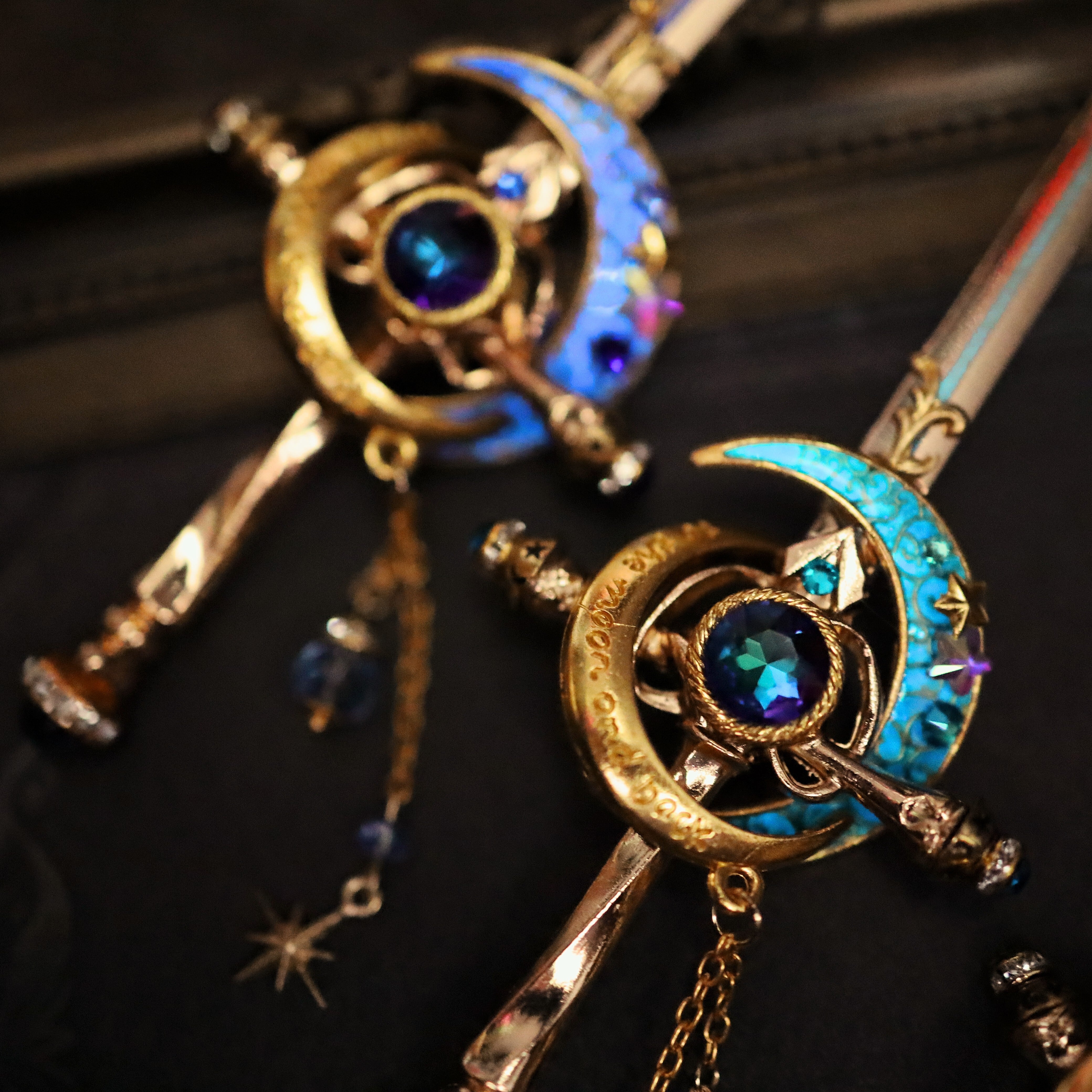 宝石の国の魔法使いの林檎の杖　簪　一本かんざし　ファンタジー 宝石の国の魔法使いの林檎の杖 簪 一本かんざし ファンタジー 幻月