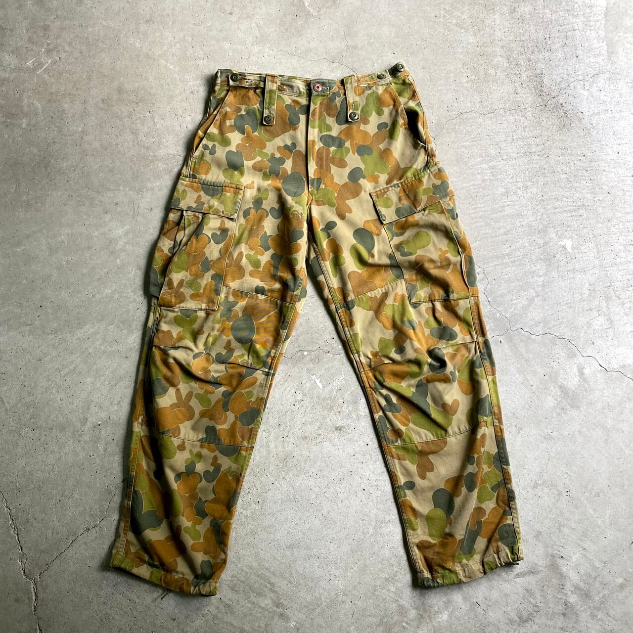 オーストラリア軍 DPCUカモ BDU ミリタリーカーゴパンツ メンズW34 