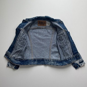＜VINTAGE＞Kids Wrangler Denim Jacket 3Ý相当 (2610JK02)｜キッズ ラングラー ヴィンテージ デニムジャケット