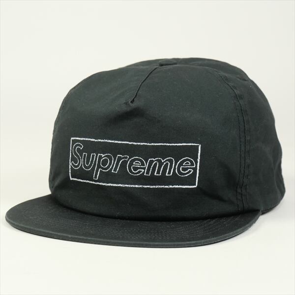 supreme KAWS cap 黒