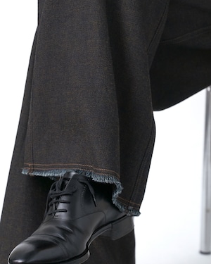 Nomàt "Straight PT C/W Denim〔Dark Brown〕"