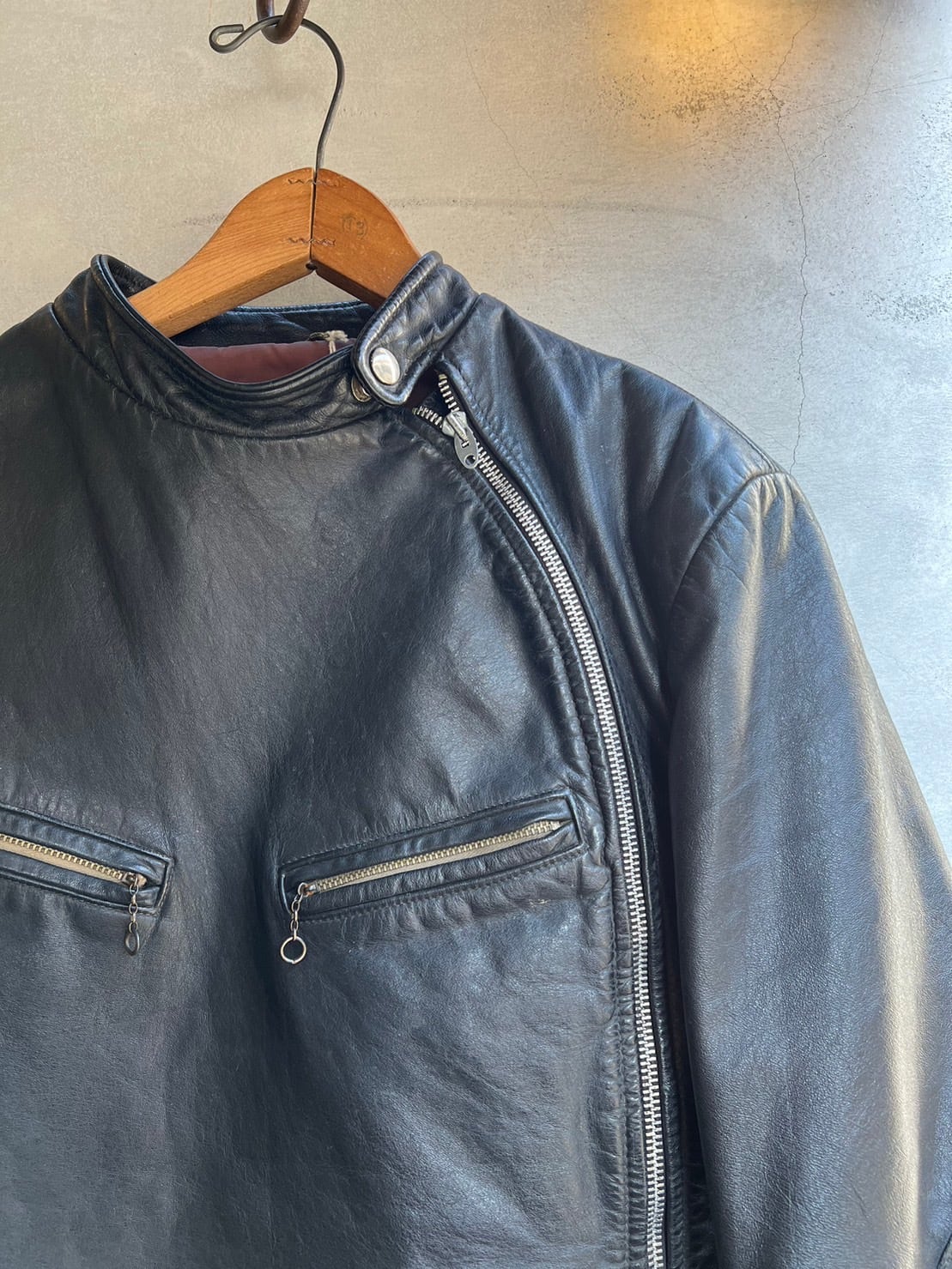 1950s~60s Score UNUSUAL CAFE RACER JACKET | BOW & ARROW WEB 1950s~60s Score UNUSUAL CAFE RACER JACKET | BOW & ARROW WEB