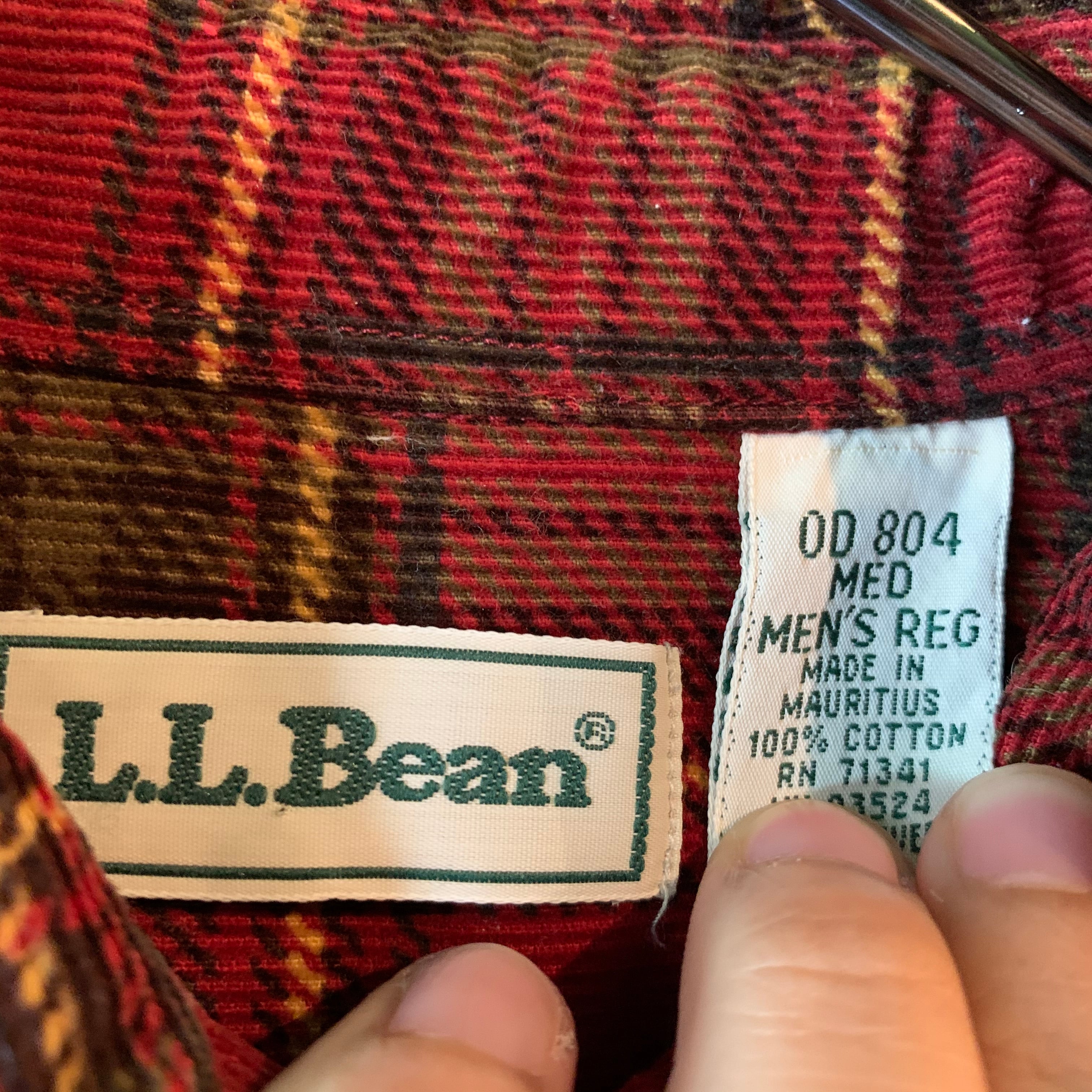 90s L.L.Bean コーデュロイ チェックシャツ | snak