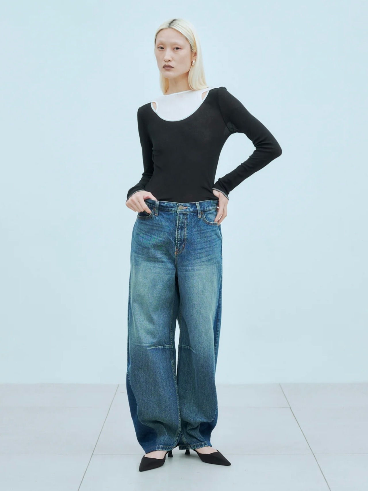 【26SS】THINGS THAT MATTER シングスザットマター / デニム / CURVE SILHOUETTE DENIM - 10