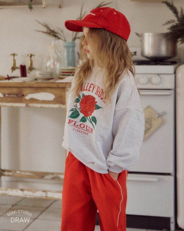 《送料無料》予約:ローズトレーナー【BYMIMI】※ジュニアサイズ