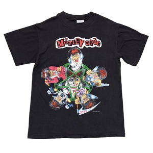 1991 MOTLEY CRUE モトリークルー DECADE OF DECADENCE ヴィンテージTシャツ 【M】@AAB1384