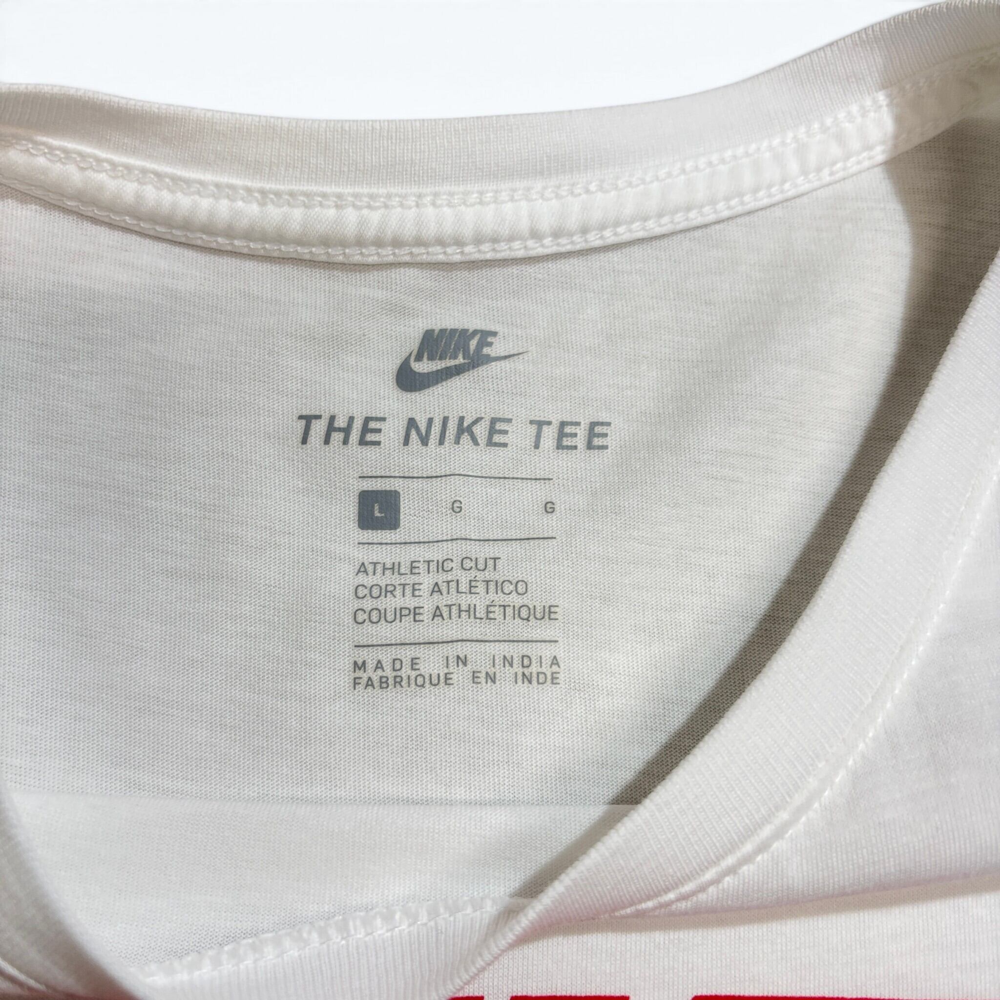 NIKE】ナイキ KOREA ビッグロゴTシャツ 韓国流通モデル ホワイト L