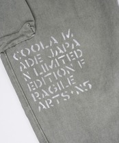 【ATELIER LINE】ハンドペイントクロップドカーゴパンツ　CQ-48093H