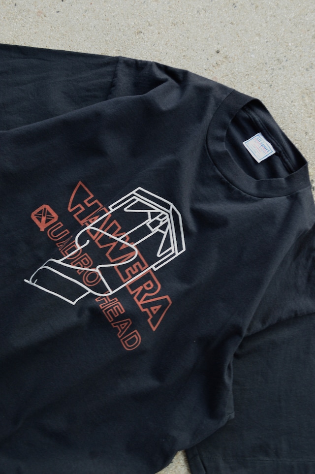 All Sport From USA PRO WEIGHT Made in USA Single Stitch Old Print Tee "HAWERA QUADRO HEAD" Advertising by Companies EURO German オールスポーツ 90s USA製 シングルステッチ アドバタイジングT EURO企業