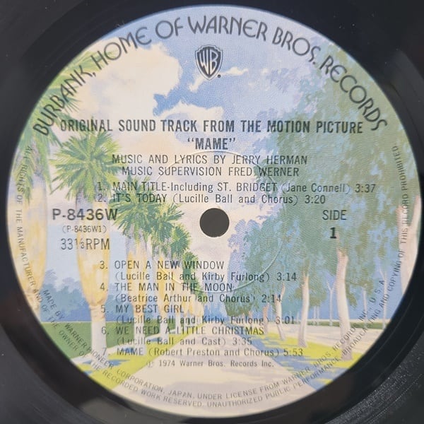 Lucille Ball, Jerry Herman / Original Soundtrack From The Motion Picture Mame [P-8436 W ] - 画像3