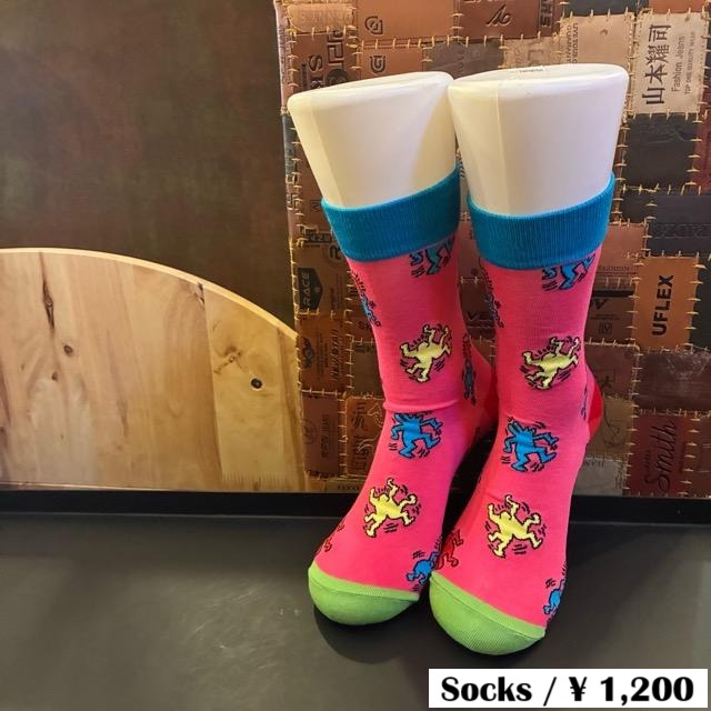 TOPANGA SOCKS Men's Art Socks People Pink TOPANGA SOCKS Men's Art Socks People Pink