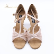 社交ダンス 衣装 ラテン シューズ 23 1/2サイズ R ピンク系 ケントダンス Kentdance 日本製 靴 くつ ヒール レディース タイツ ケース セット ラインストーン 上品 ストラップ ダンスシューズ ダンス衣装 ネットタイツ 可愛い パーティー