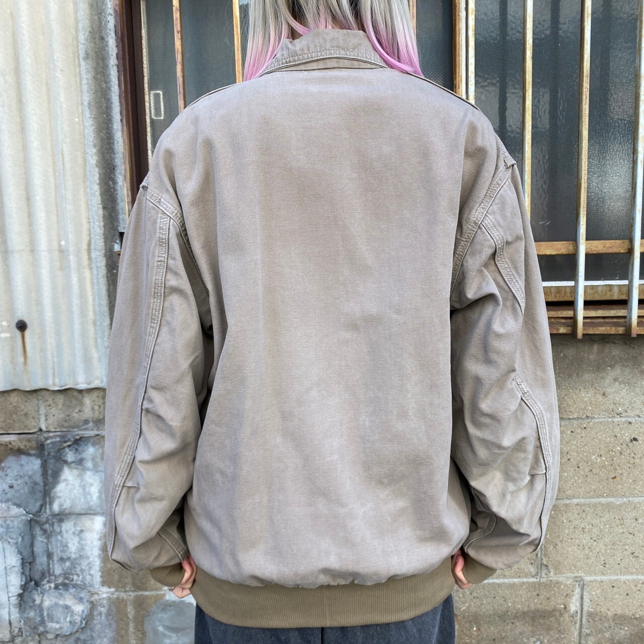 Carhartt カーハート J163 MUS ワイリージャケット メンズM 古着 
