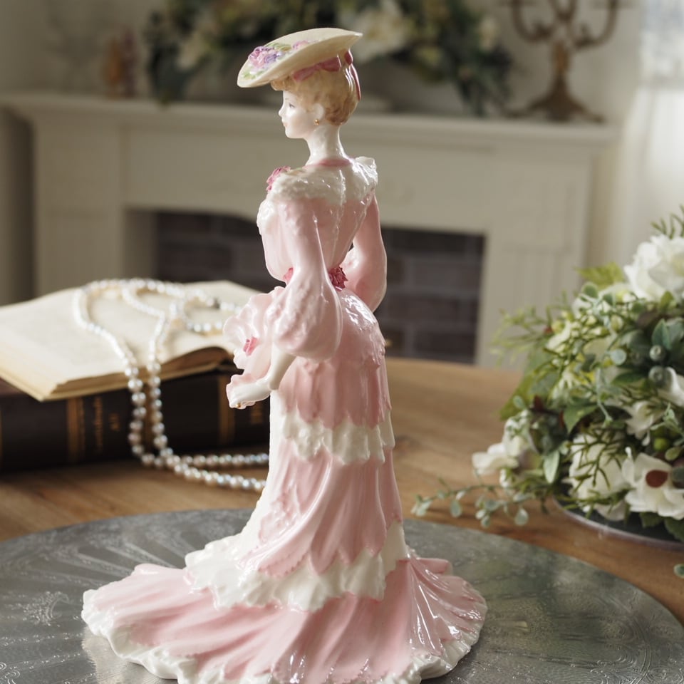希少 英国コールポートフィギュリン LADY CAROLINE F9 | antique