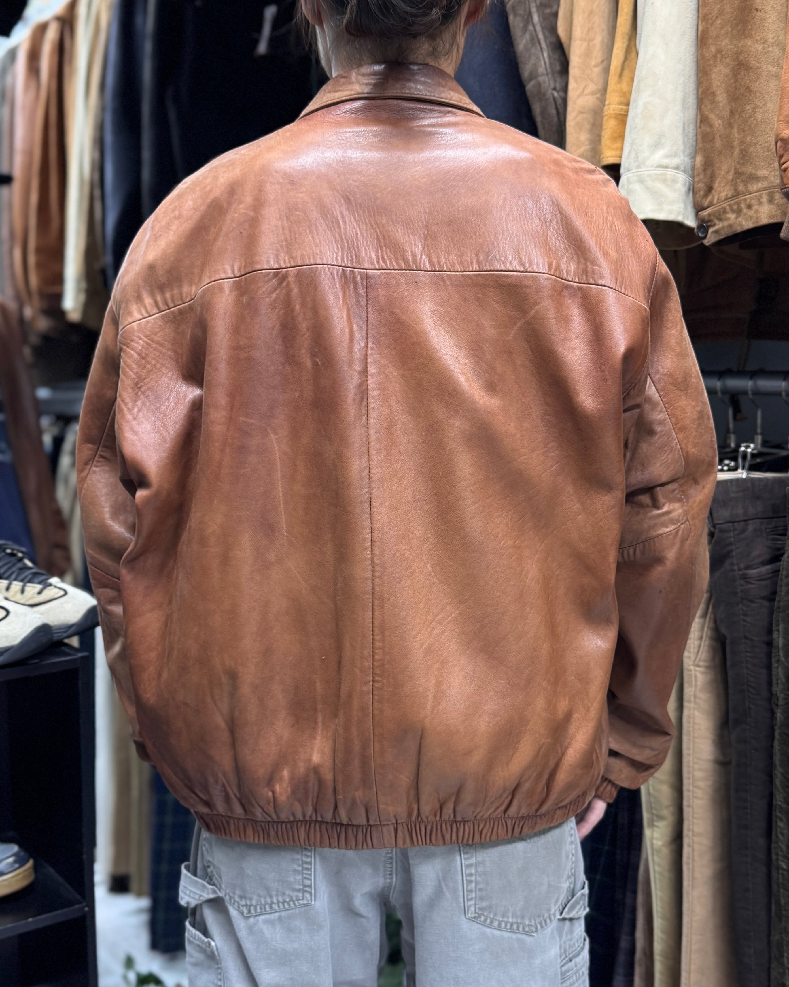 90's Polo by Ralph Lauren Leather Jacket ''Brown'' ''ポニー無し