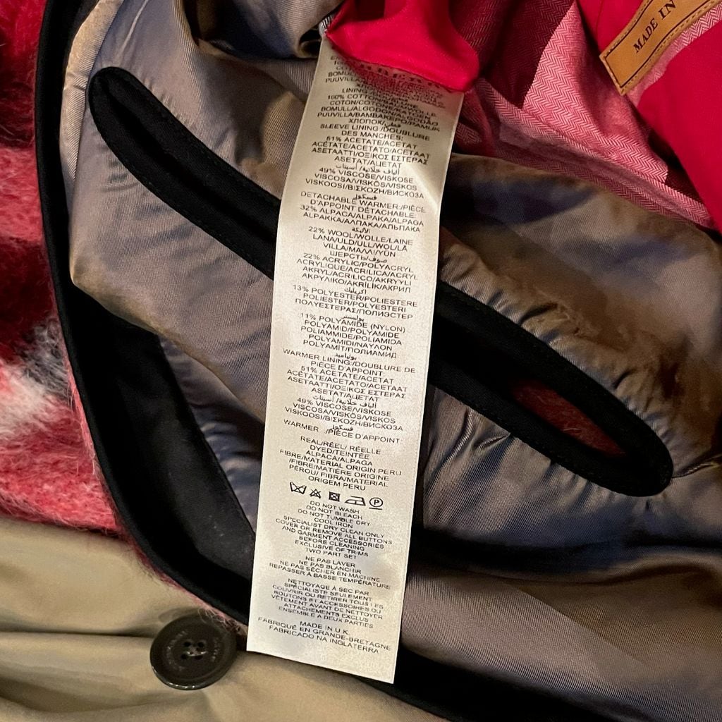 BURBERRY バーバリー Trench Coat ライナー付きトレンチコート カーキ