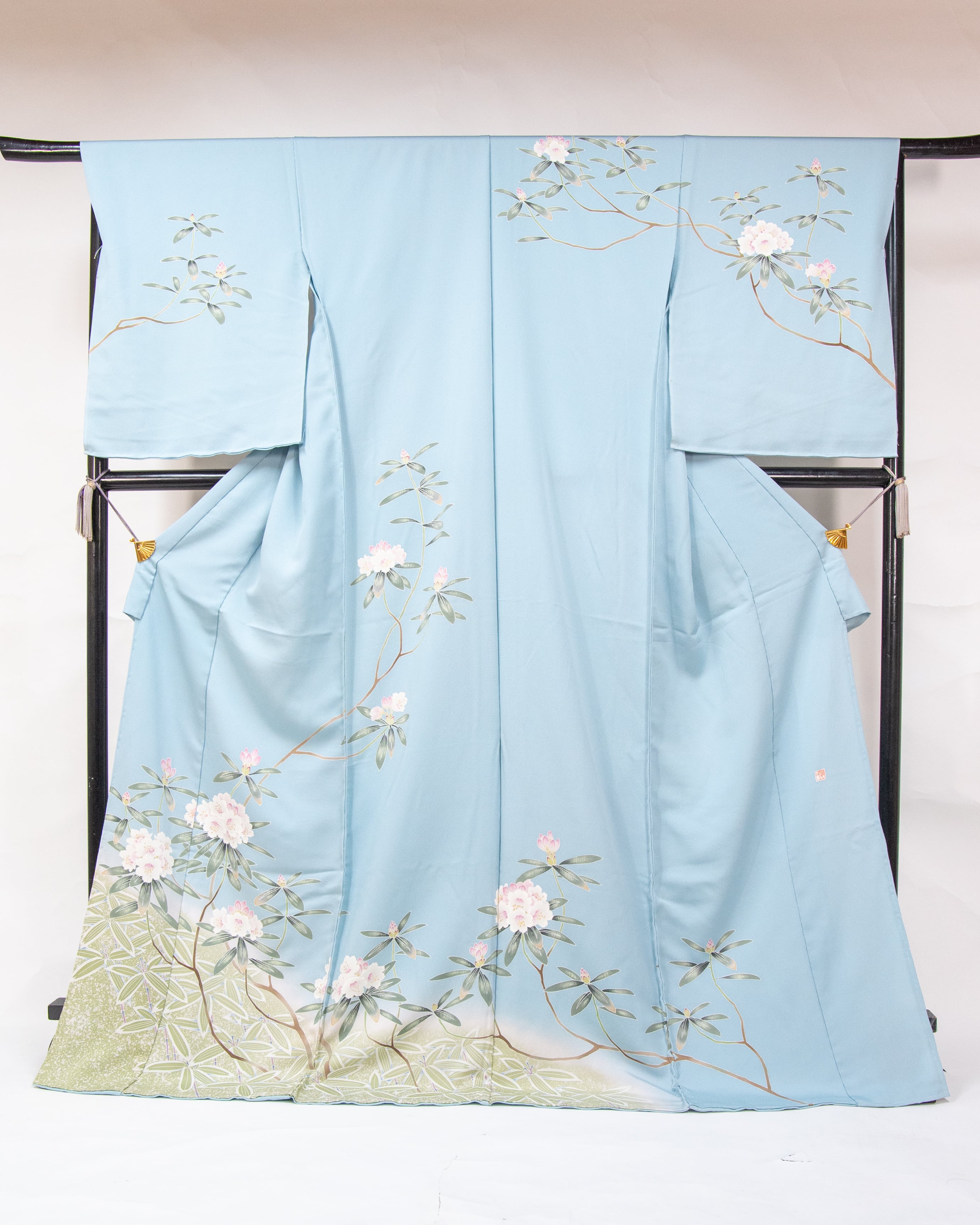 インクジェット友禅　染袋帯　全通　絹 インクジェット友禅 染袋帯 全通 絹 袋帯 正絹 高級 京友禅 最