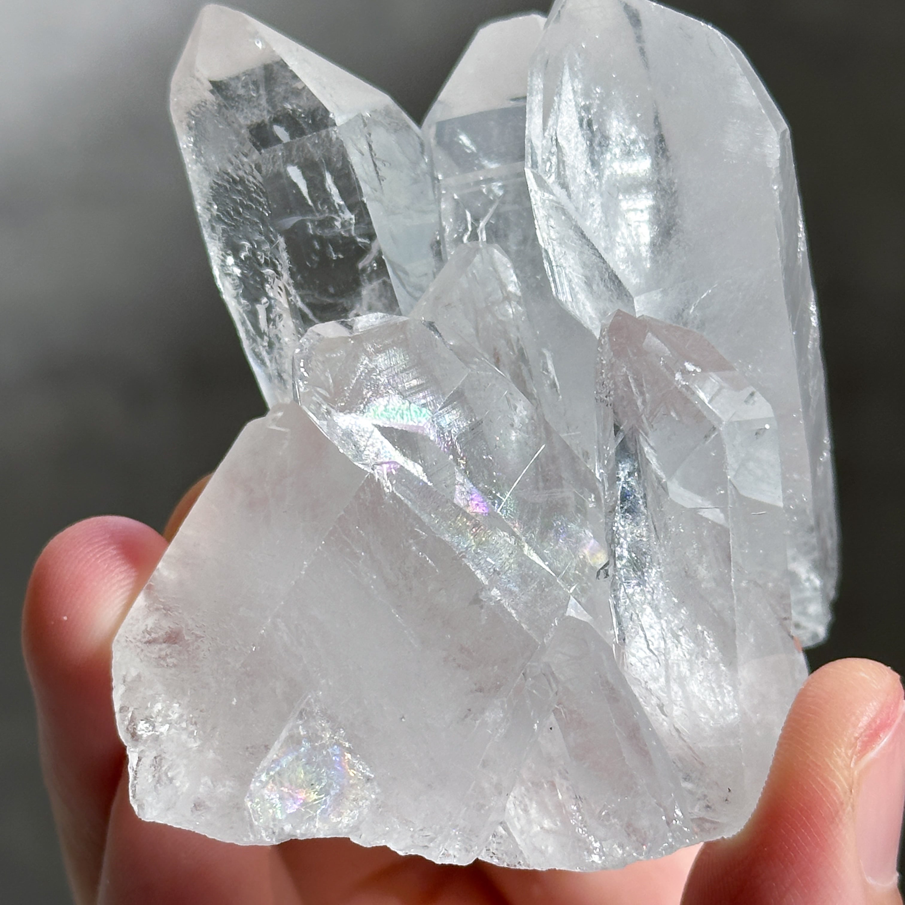 虹◎トマスゴンザカ産水晶クリアクォーツ クラスター02◇ Clear Quartz
