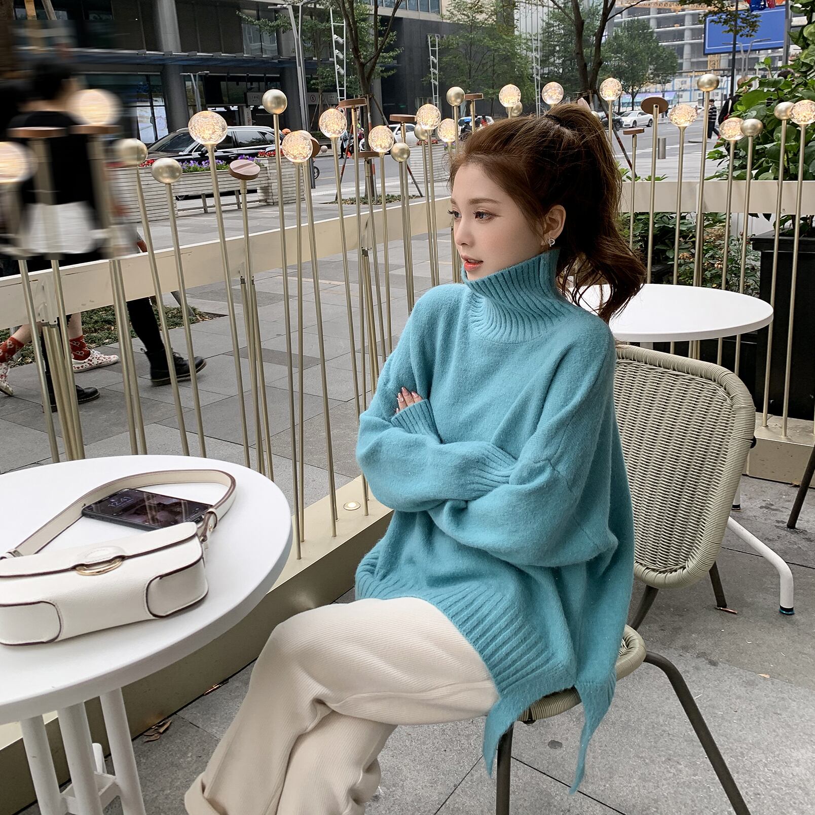 セーター レディースウィンタールーズスタイルトップス 冬物 6Du_Shop_Women38216378348