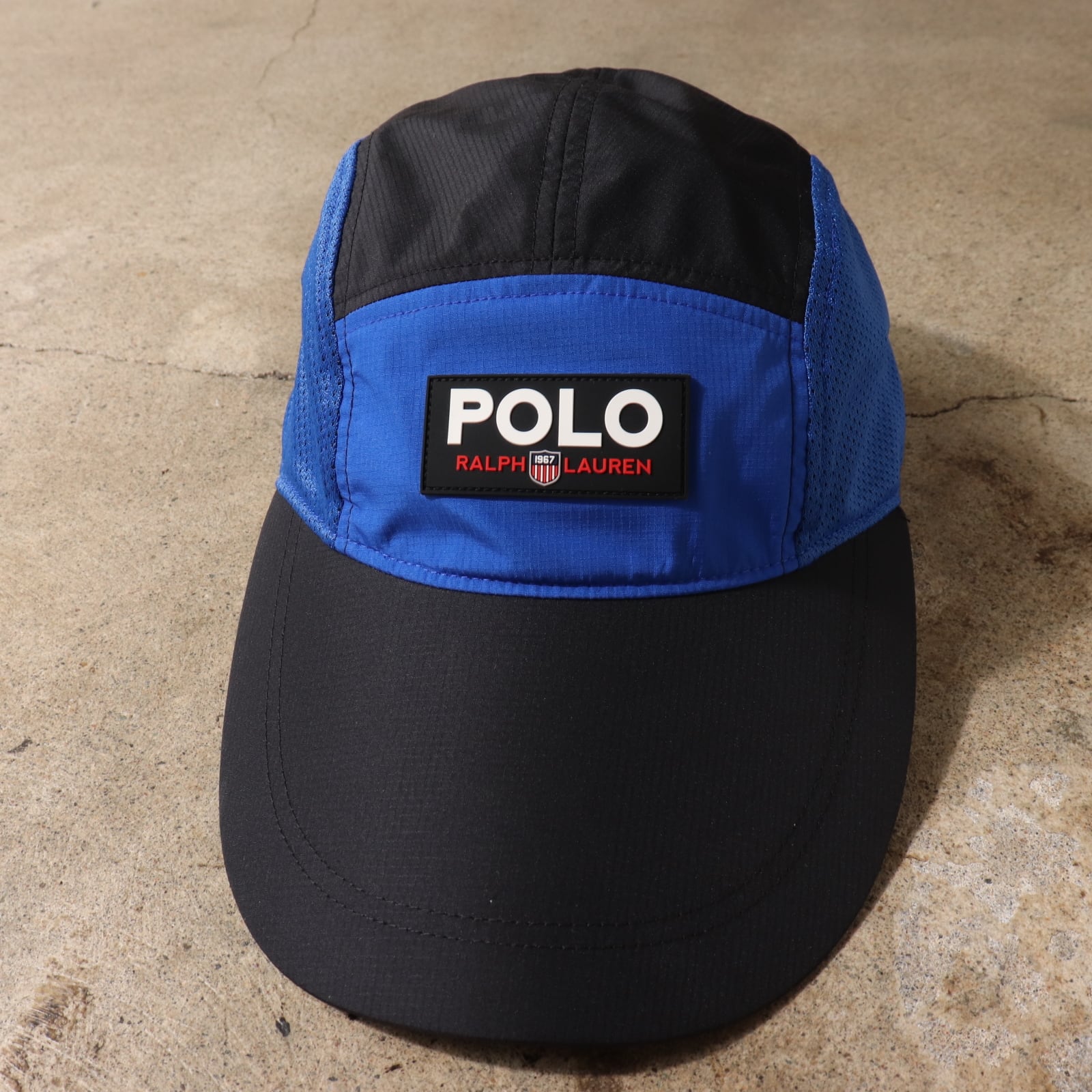 polo sport キャップ ブルー