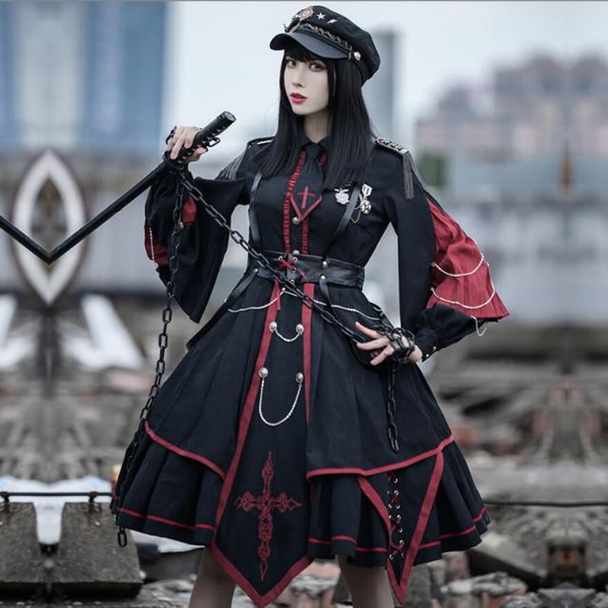 ゴスロリ通販 With U ファッション ロリータ ミリロリ 軍服 帽子