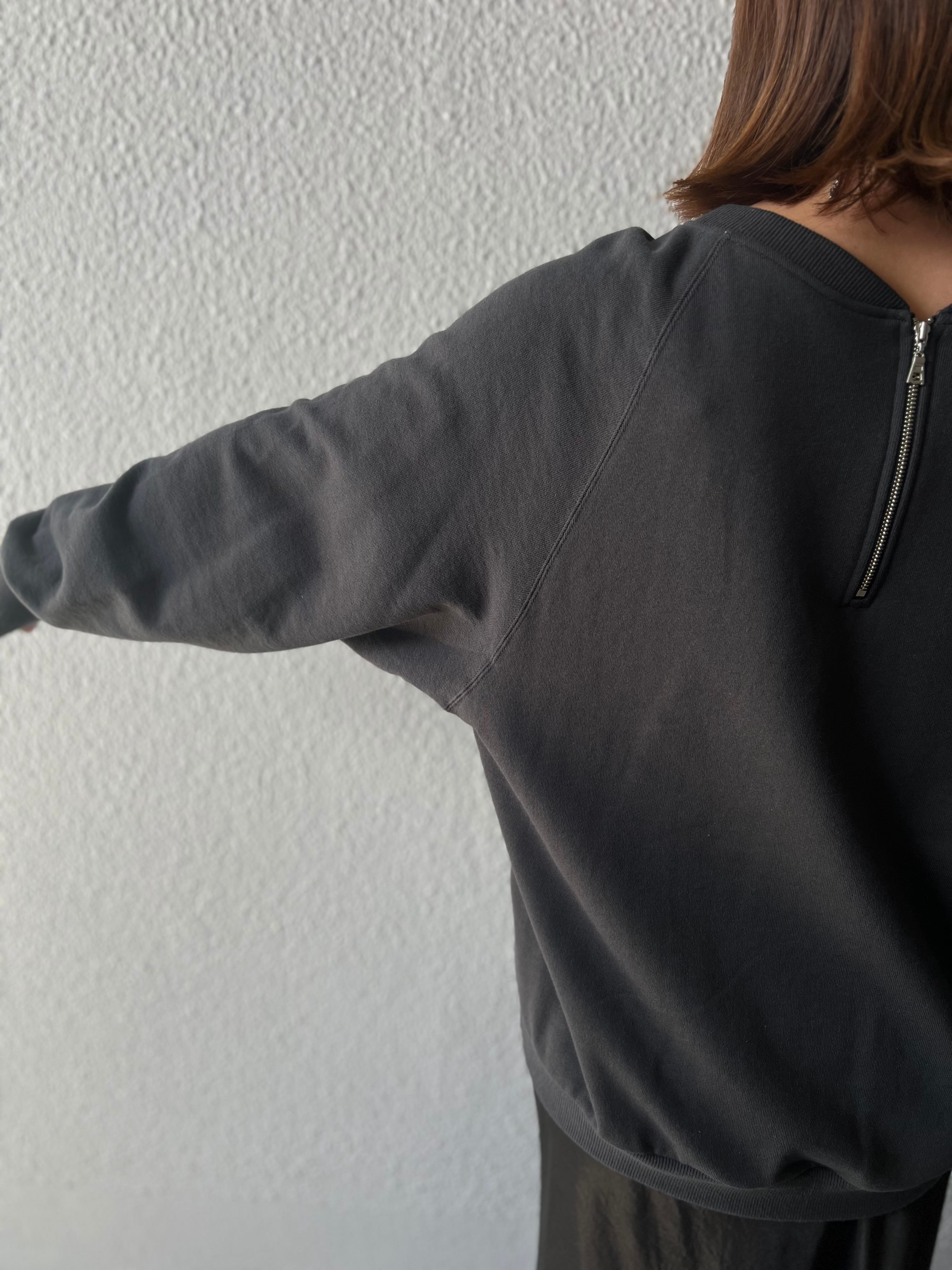 【cafune】バックZIP"CAFUNE"ロゴスウェット 535962